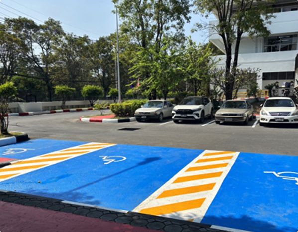 งานปรับปรุงทาสีจราจร