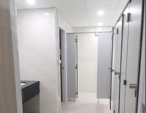 งานปรับปรุงห้องน้ำหอพักพยาบาลชั้น 4