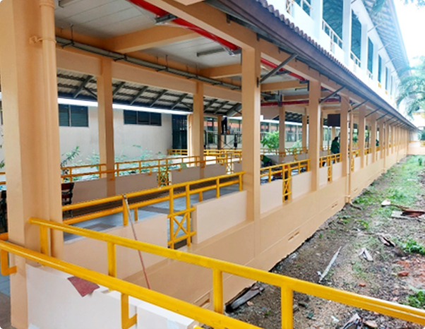 งานปรับปรุงทาสีอาคาร