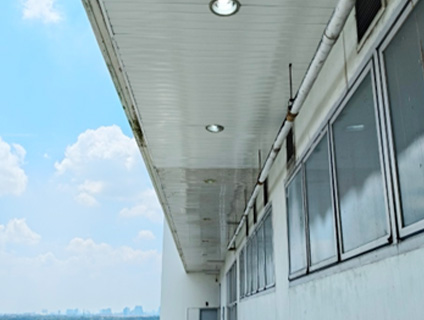 งานปรับปรุงฝ้าอลูมิเนียม