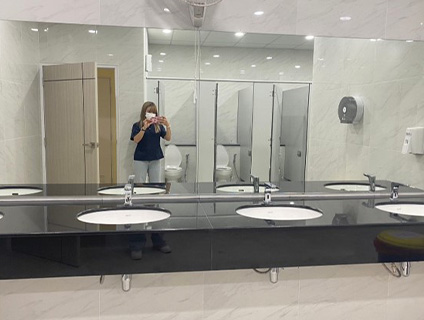 งานปรับปรุงห้องน้ำหอพักพยาบาลชั้น 4