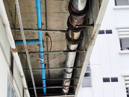 งานปรับปรุงฝ้าอลูมิเนียม