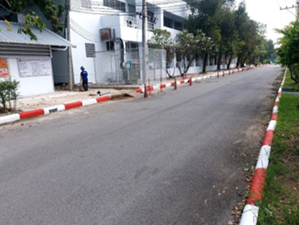 งานปรับปรุงทาสีจราจร