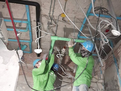 งานปรับปรุงห้องน้ำ 12 พื้นที่ ประมาณ 28 ห้องส้วมพร้อมอ่างล้างมือและโถปัสสาวะ