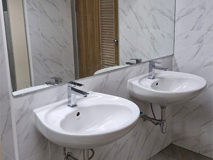 งานปรับปรุงห้องน้ำ อาคารวิจัย