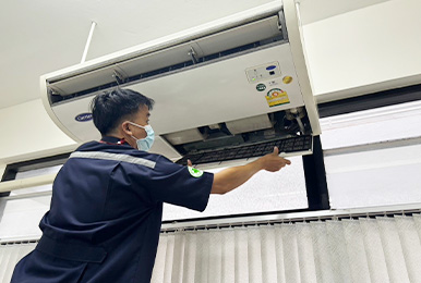 งานดูแลบำรุงรักษาเครื่องปรับอากาศ